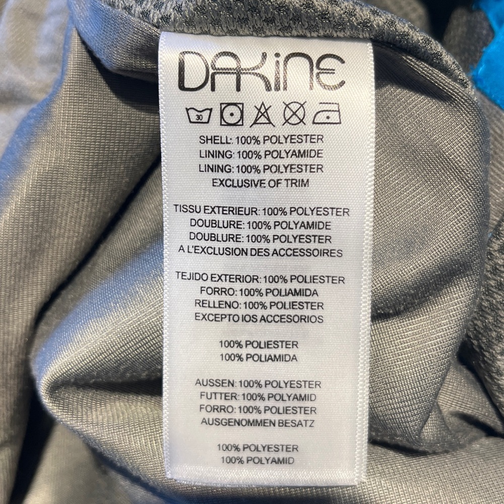 Dakine Aqua/Blue Snowboard or Ski Pants 🏂 ⛷️ 🏔️ - Picture 9 of 10